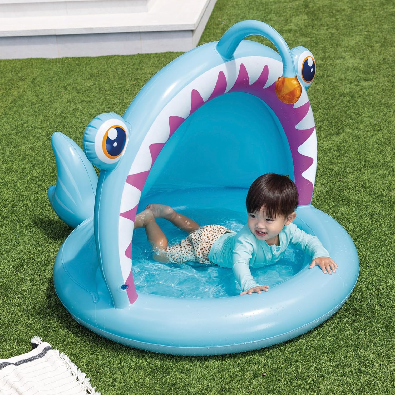 Intex - Angler Fish Baby Pool 127X102Cm Age 1-3 (58419)