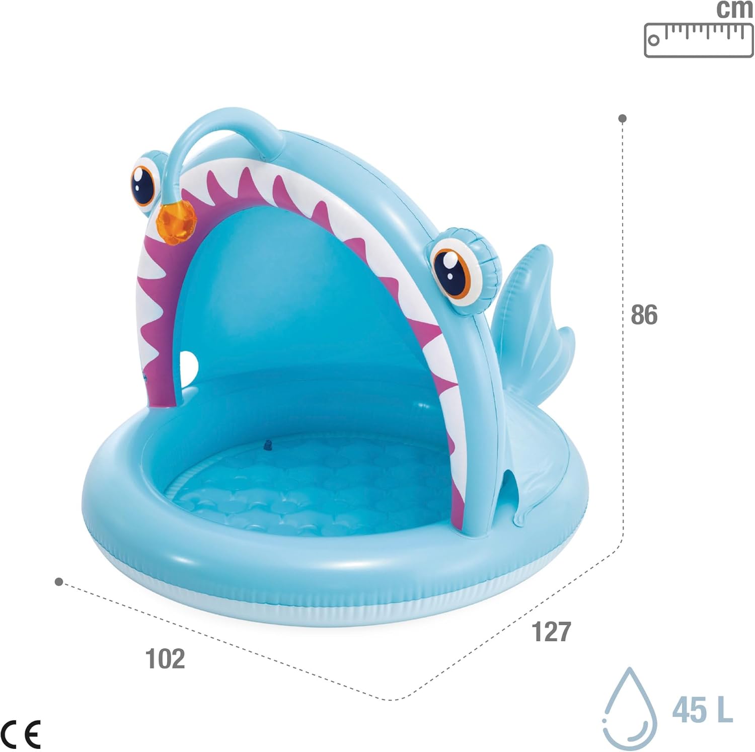 Intex - Angler Fish Baby Pool 127X102Cm Age 1-3 (58419)