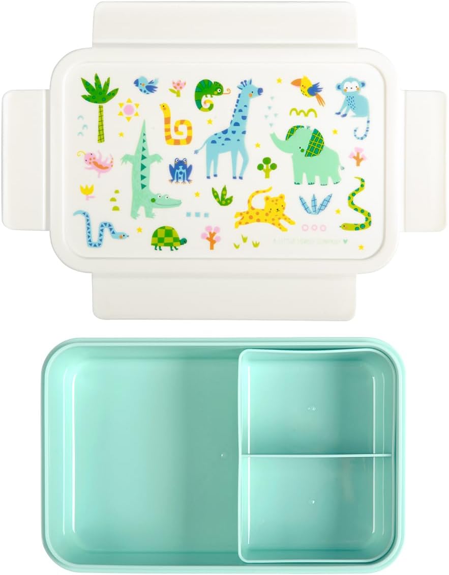 A Little Lovely Company - Bento Lunch Box - Jungle - 22 X 7 X 14.5 Cm