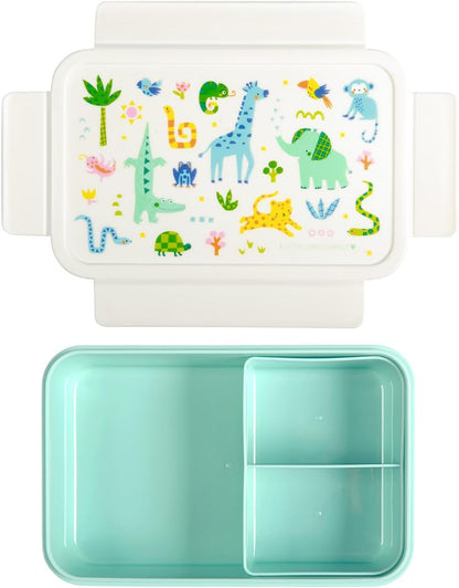A Little Lovely Company - Bento Lunch Box - Jungle - 22 X 7 X 14.5 Cm