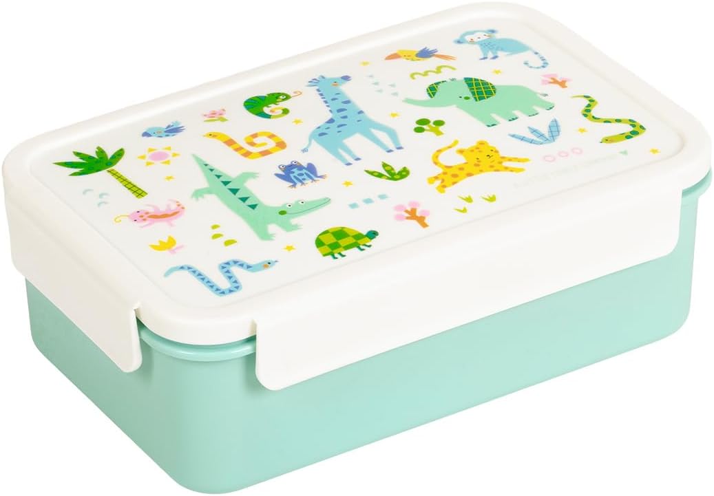 A Little Lovely Company - Bento Lunch Box - Jungle - 22 X 7 X 14.5 Cm