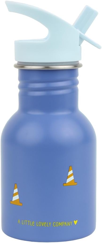 Drinkfles voor Kinderen, Roestvrij Staal, Lekvrij en Duurzaam, Ideaal voor Onderweg (Dump Truck