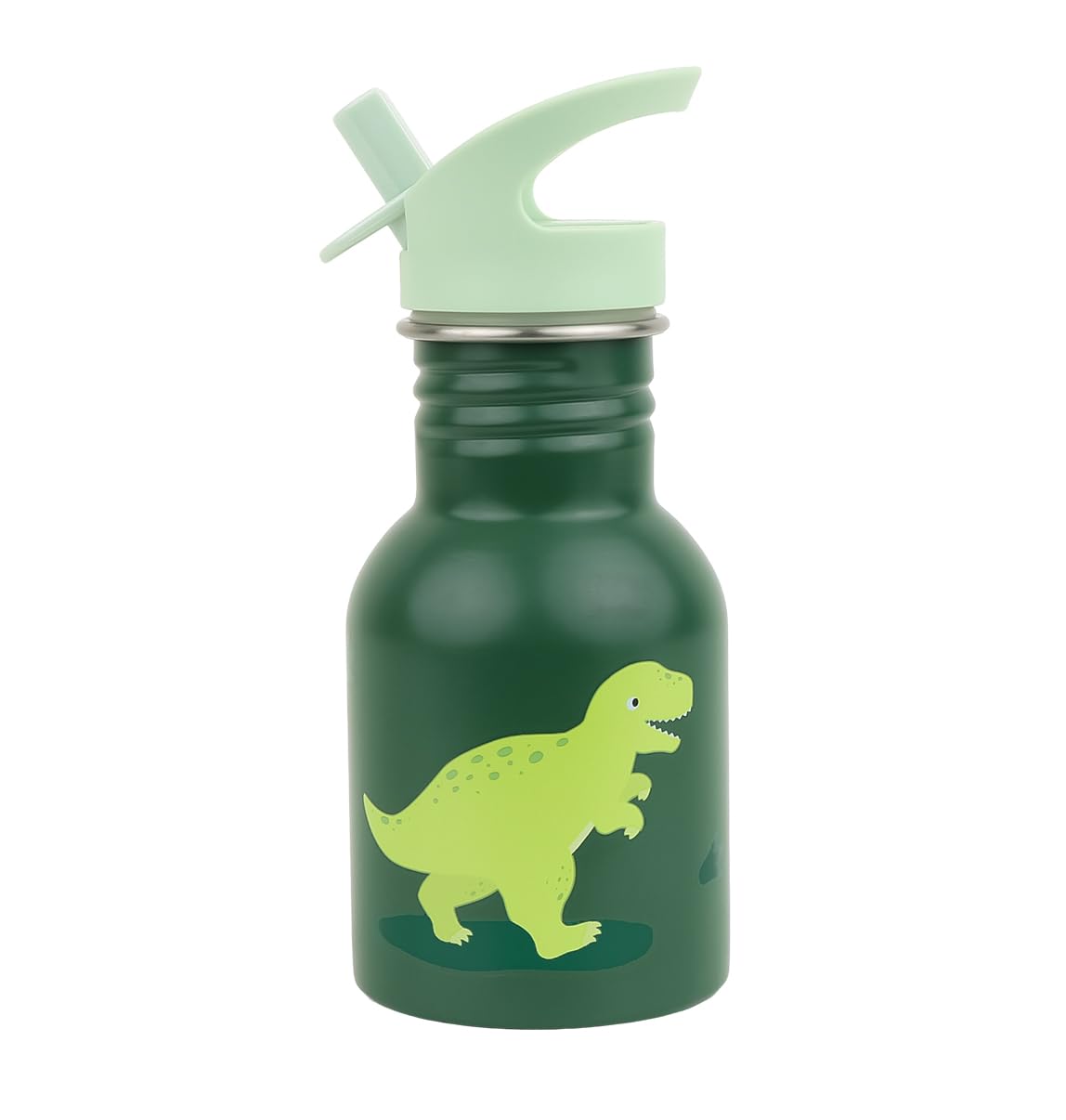 Drinkfles voor Kinderen, Roestvrij Staal, Lekvrij en Duurzaam, Ideaal voor Onderweg (Dinosaur