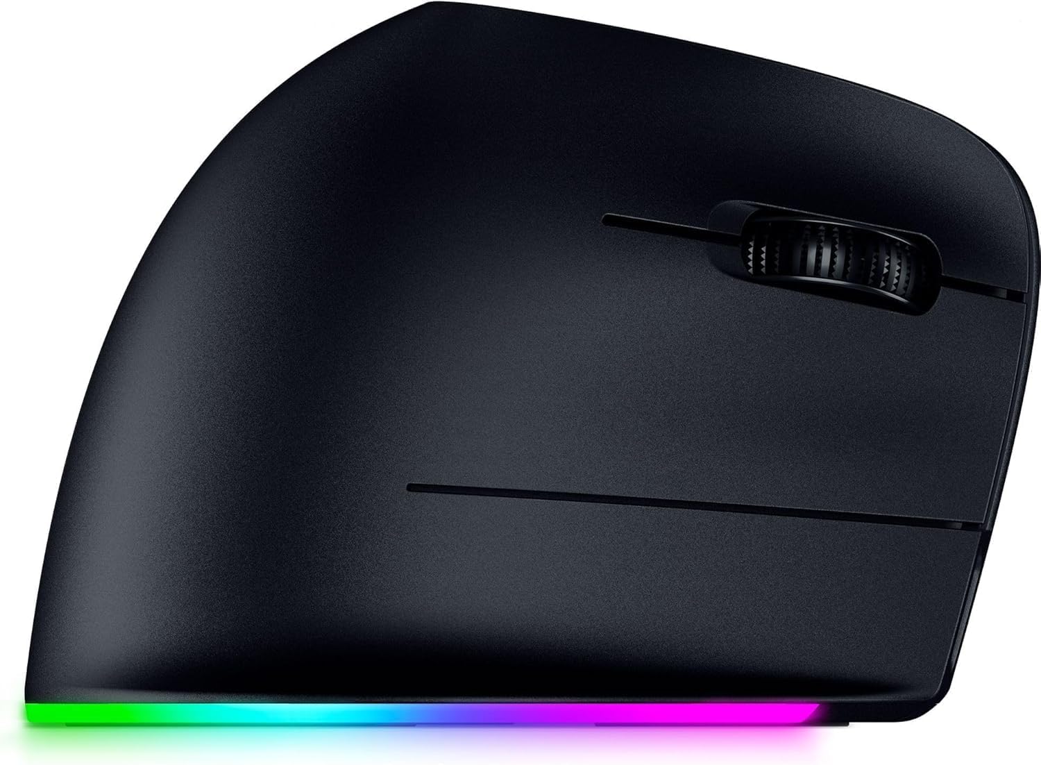 Razer Pro Click V2 Vertical - Ergonomic Vertical Wireless Mouse for Right-Handed Users - AI Support Prompt - 30K Optical Sensor - Windows & Mac (up to 6 Months Battery, Chroma RGB) Black