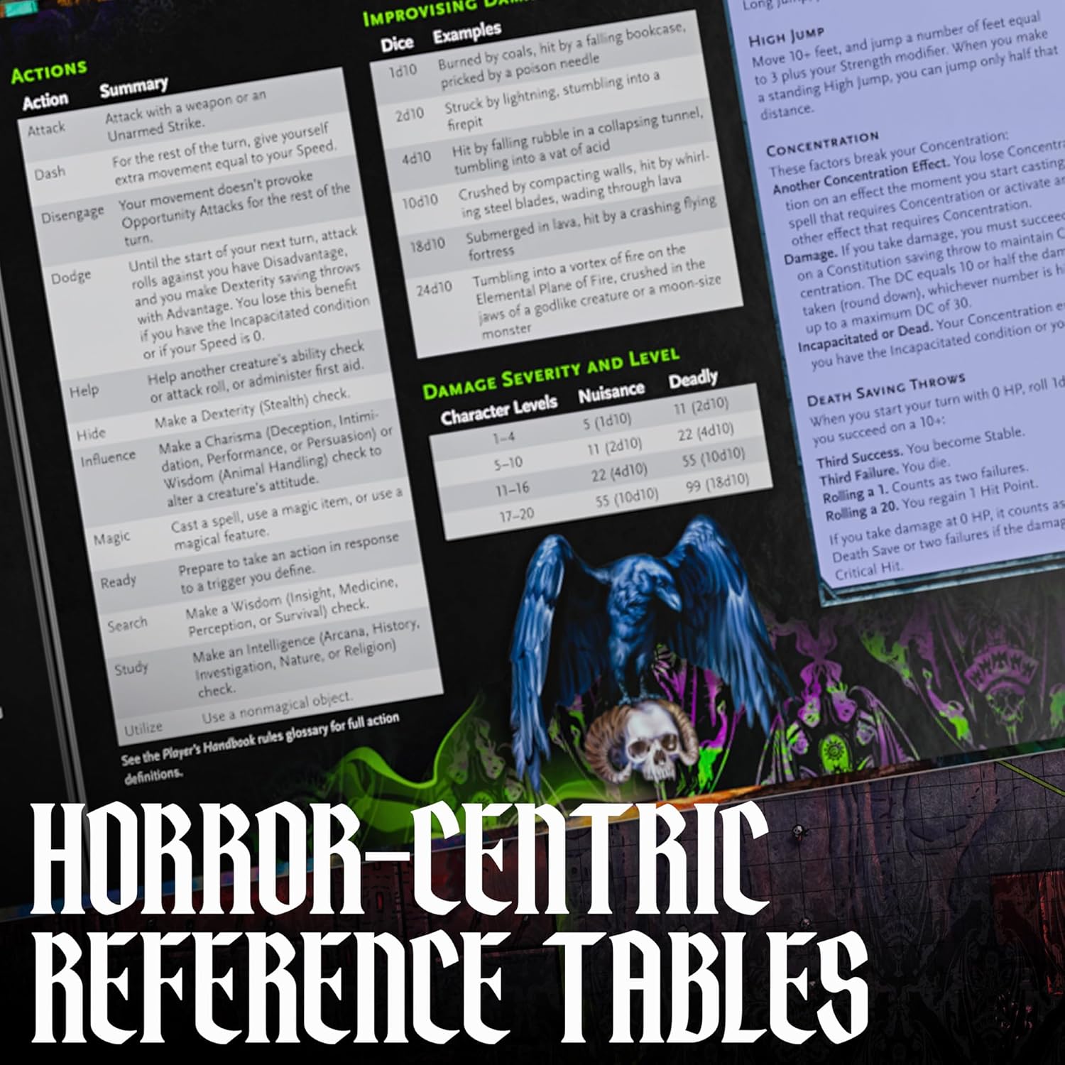 Dungeons & Dragons Ravenloft: The Horrors Within - Dungeon Master's Screen (DM Screen) | D&D Accessories