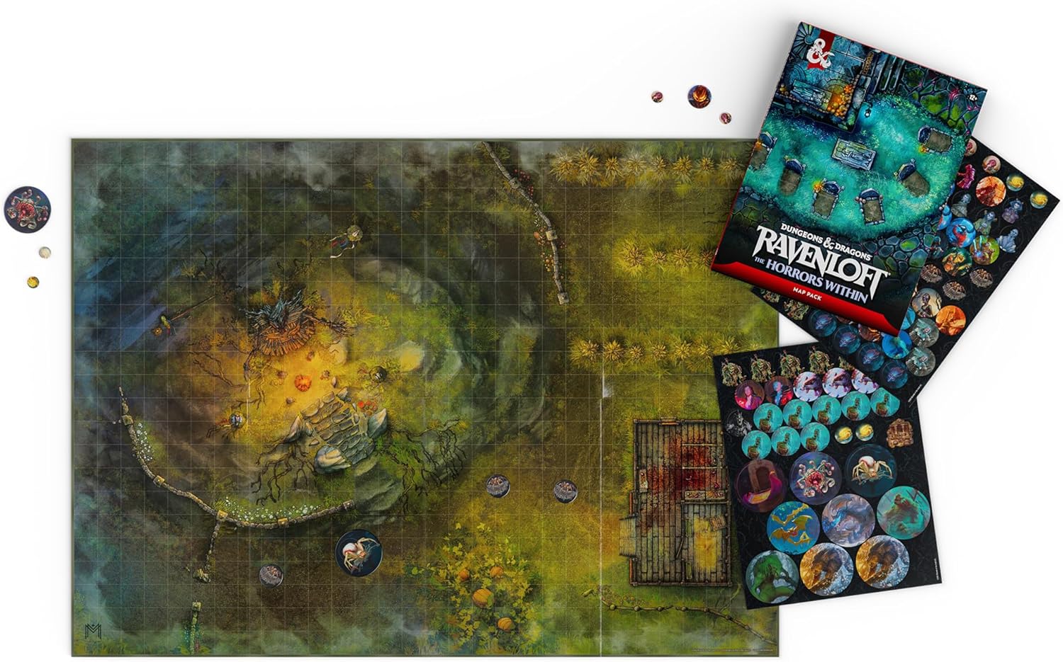Dungeons & Dragons Ravenloft: The Horrors Within - Map Pack | D&D Accessories