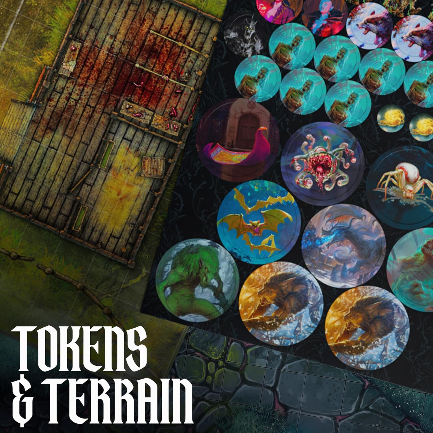 Dungeons & Dragons Ravenloft: The Horrors Within - Map Pack | D&D Accessories