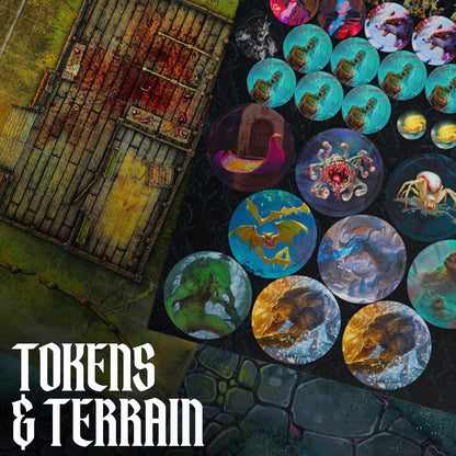 Dungeons & Dragons Ravenloft: The Horrors Within - Map Pack | D&D Accessories
