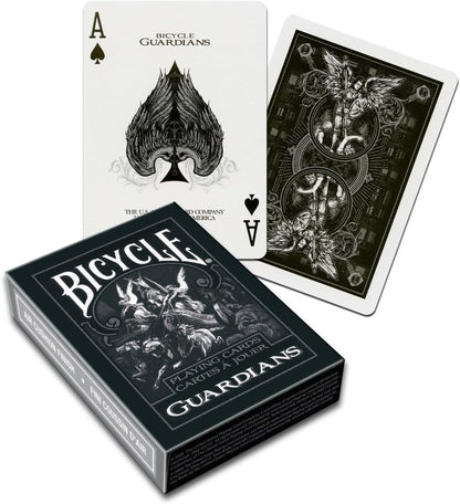 Bicycle Guardians Playing Cards - 1 Deck, Air Cushion Finish, Professional, Superb Handling & Durability, Great Gift For Card Collectors
