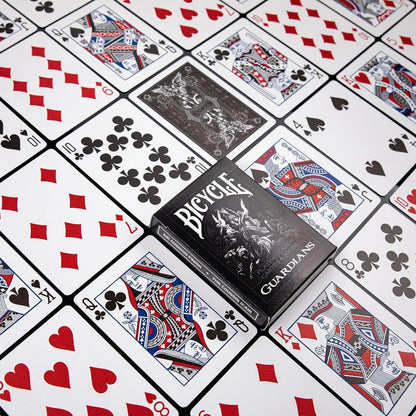 Bicycle Guardians Playing Cards - 1 Deck, Air Cushion Finish, Professional, Superb Handling & Durability, Great Gift For Card Collectors