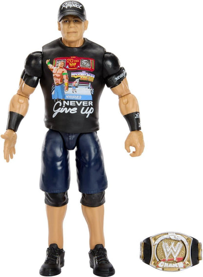 WWE John Cena Main Event Series Champions 2026 Action Figure with Title Belt, 6"