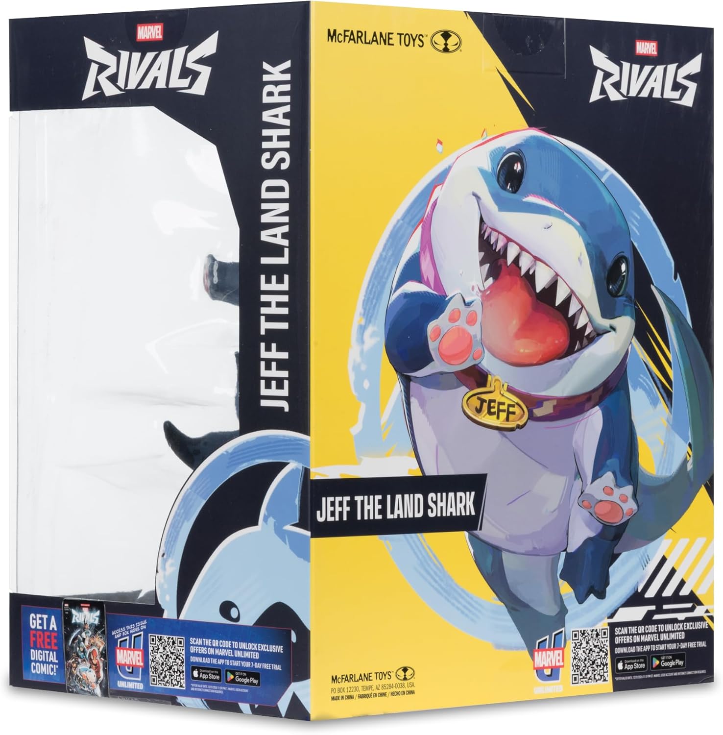 Marvel Rivals Collection Gamerverse 1/10 Action Figure Jeff The Land Shark 20 Cm