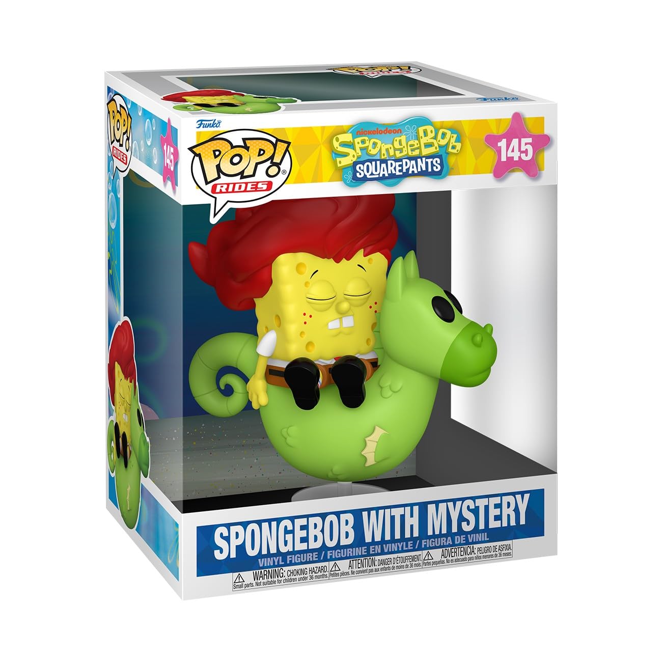 Funko POP! Rides Deluxe: Spongebob Squarepants - Spongebob & Mystery - Collectable Vinyl Figure - Gift Idea - Official Merchandise - Toys For Kids & Adults - Model Figure for Collectors and Display