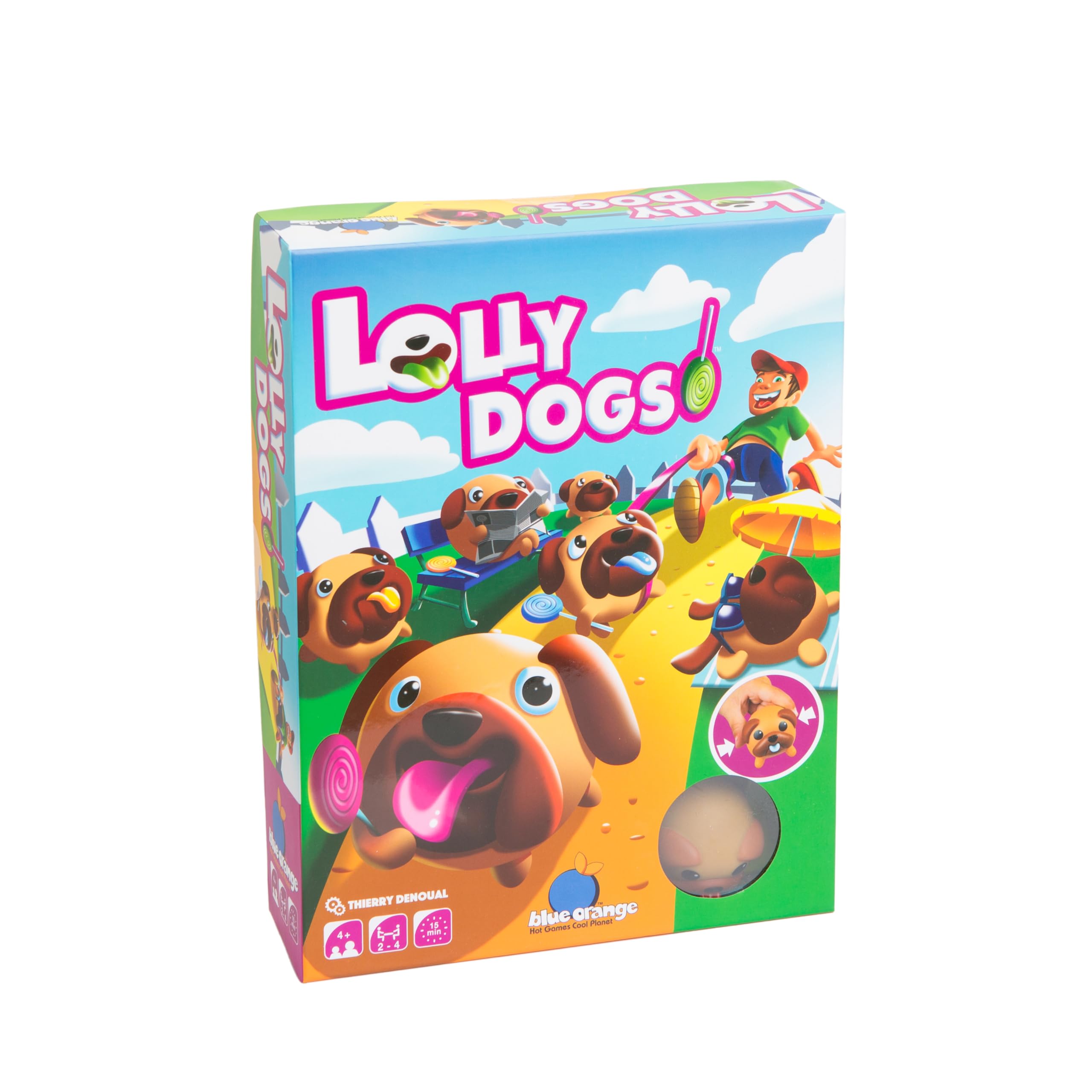 Blue Orange Lolly Dogs Party Game, Ideal with Family or Friends, Creative and Original Memory, Small Dogs, from 4 Years