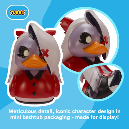 TUBBZ Mini: Hazbin Hotel – Vaggie Cosplaying Gummiente Vinylfigur – Offizielle Sammelfigur für Fans von Hellaverse
