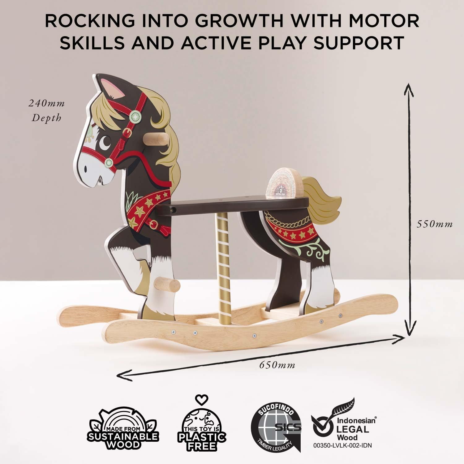 Le Toy Van PL140 Rocking Horse