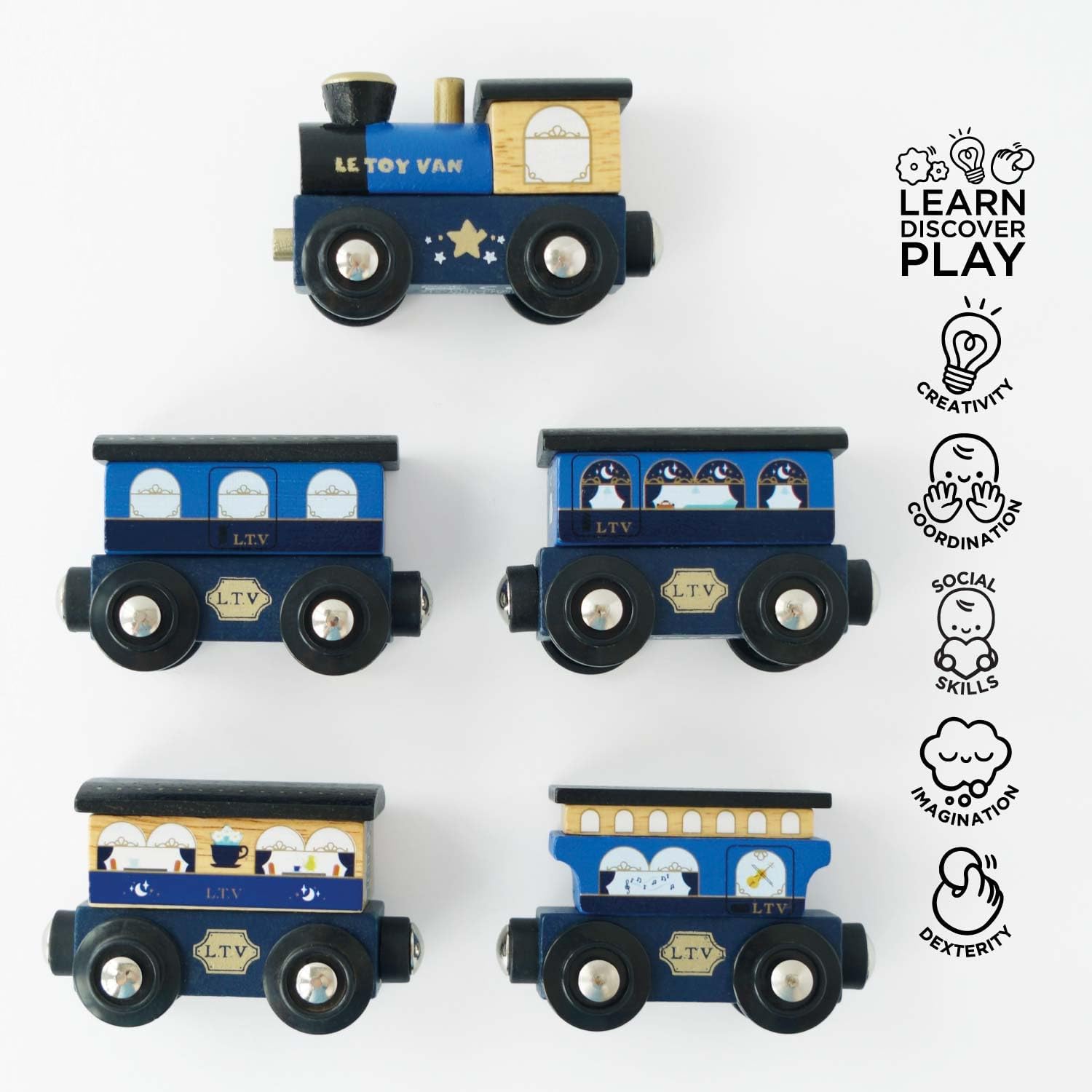 Le Toy Van TV712 Twilight, Blue Train, Universal