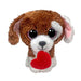 Ty Beanie Boo Cuddles The Puppy with Heart for Valentines 2026-6"
