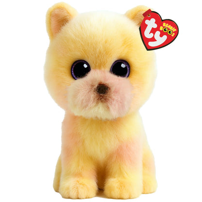 TY Palmer Pomeranian Beanie Boo 14cm – Soft Plush Toy for Kids – Collectible Cuddly Stuffed Animal Teddy Character Gift
