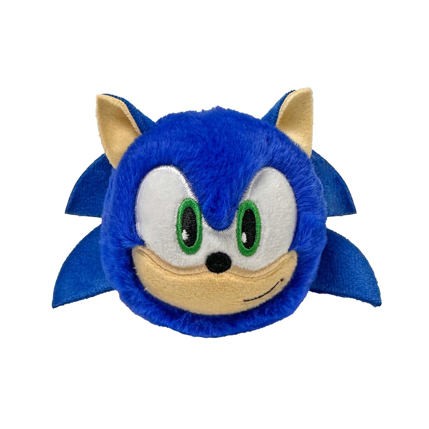 TY Sonic the hedgehog plush toy head cushion soft stuffed character pillow blue collectible kids for gift (3 inch