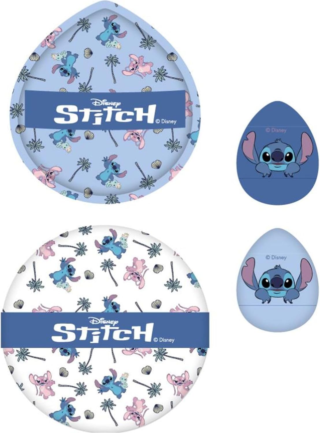 Cerda Disney Classics: Stitch - Makeup Powder Puffs (2500003531)