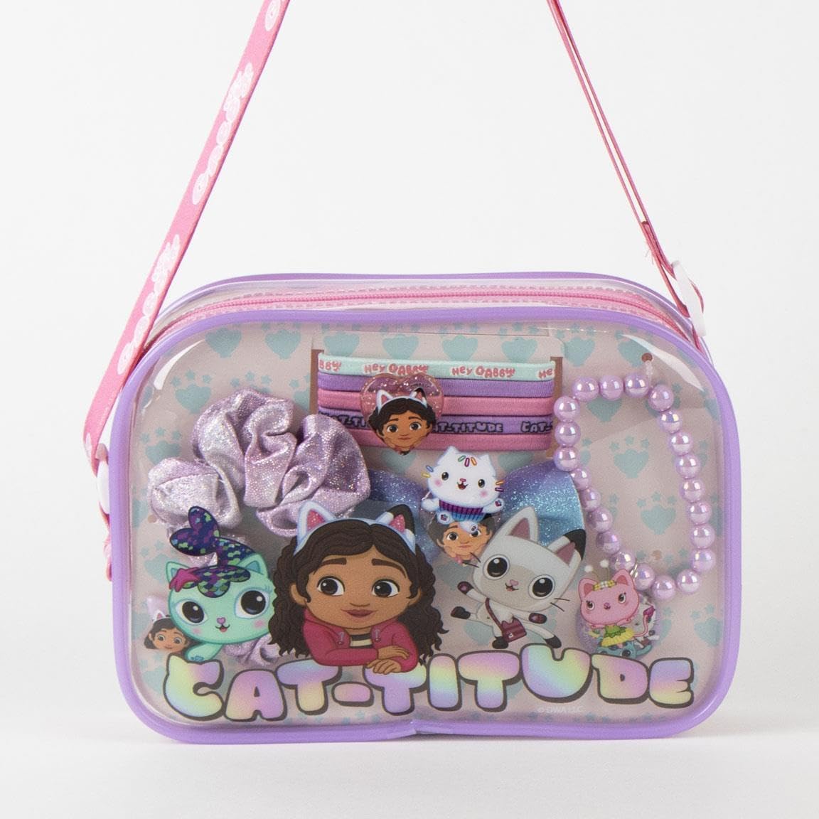 Gabby's Dollhouse Beauty Bag Set with Accessories for Girls - Gabby's Dollhouse Beauty Bag Set for Play, Gift and Fantasy