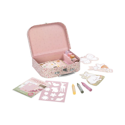 Little Dutch Creativity Suitcase - Rosa Fairy Garden