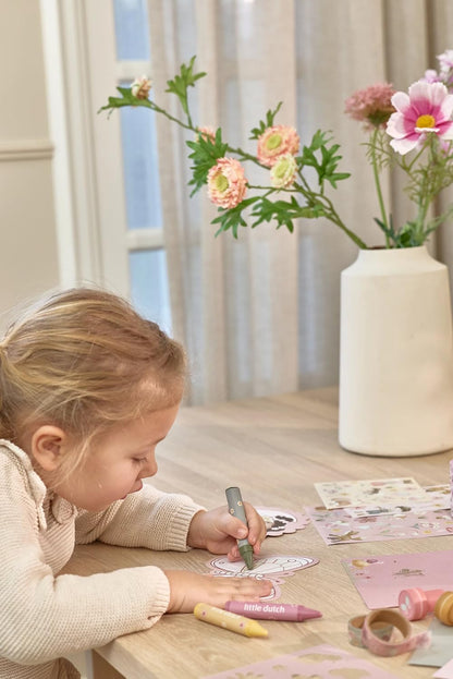 Little Dutch Creativity Suitcase - Rosa Fairy Garden
