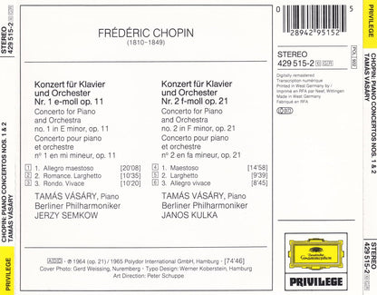 Fryderyk Chopin - Piano Concertos Nos 1 & 2