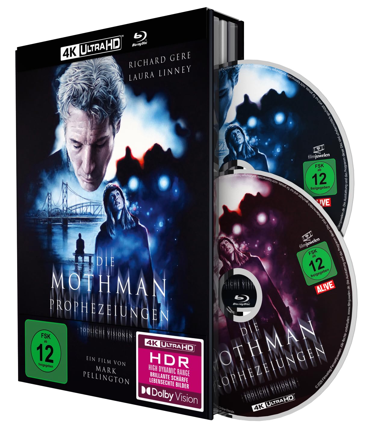 Die Mothman-Prophezeiungen - Tödliche Visionen - 2-Disc Limited Collector's Edition Mediabook (4K UHD-Blu-ray + Blu-ray