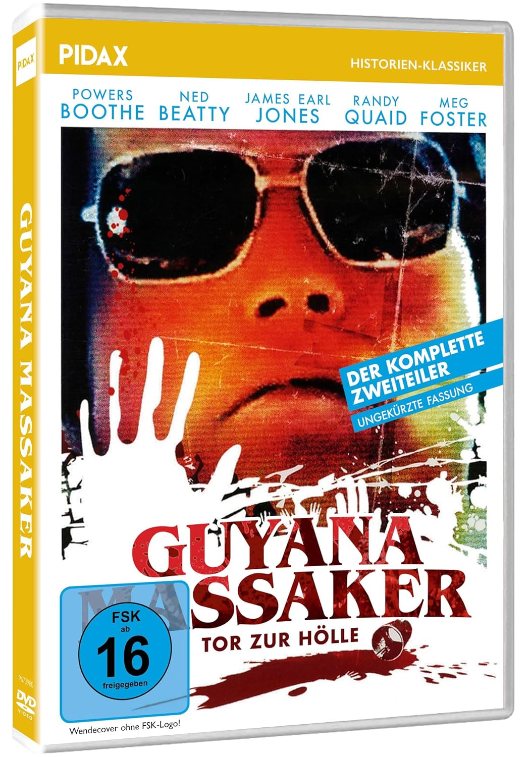 Guyana Massaker - Tor zur Hölle / Der komplette preisgekrönte Zweiteiler mit absoluter Starbesetzung in ungekürzter Langfassung (Pidax Historien-Klassiker