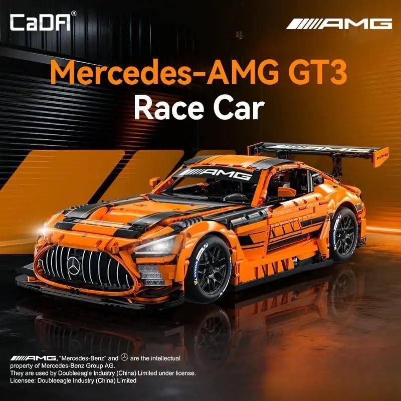 CADA - Mercedes AMG GT3-5466 Teile - Sportwagen im Maßstab 1:18 - (DeQuBe 927DE64008
