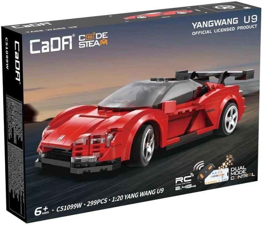 CADA Yangwang U9-299 Teile – Supercar 1:20 App + RC – (DeQuBe 927DE51099