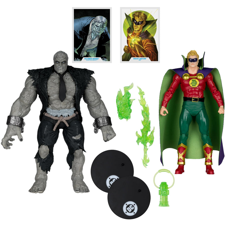 McFarlane Toys- DC Multiverse Solomon Grundy vs Green Lantern (JSA) 7in Figure and Mega Figure 2 Pack