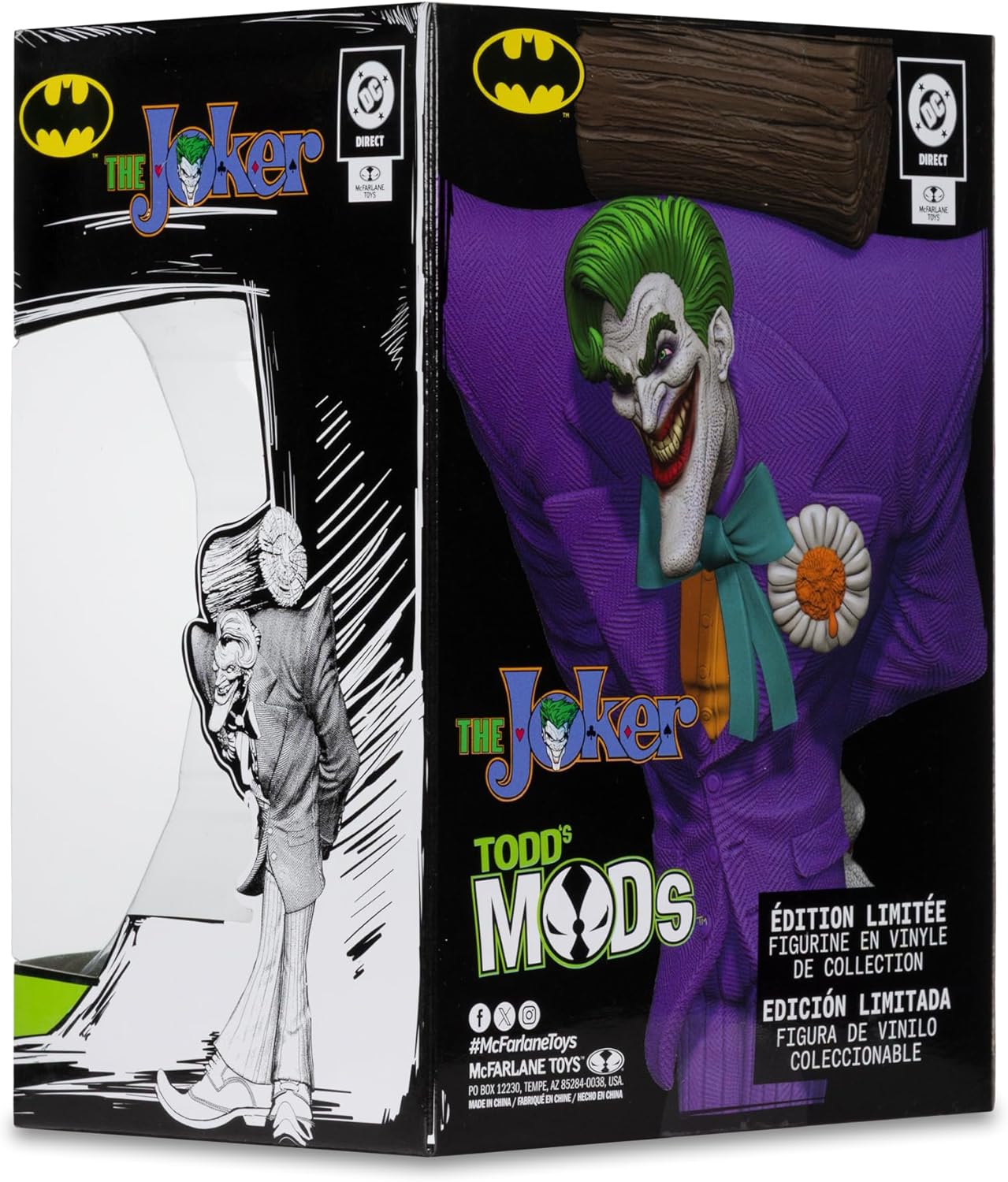 McFarlane DC -DC Direct Collector Vinyl Statue The Joker (Limited Edition Todd's Mods) 13 cm