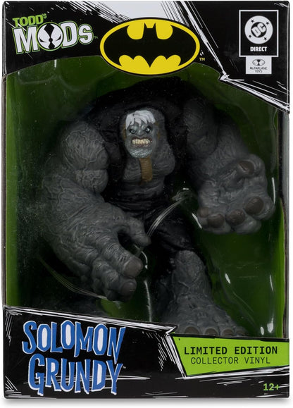 McFarlane DC Direct Solomon Grundy Limited Edition Collector Vinyl (Todd's Mods) 4.5in Scale Posed Figure Toys