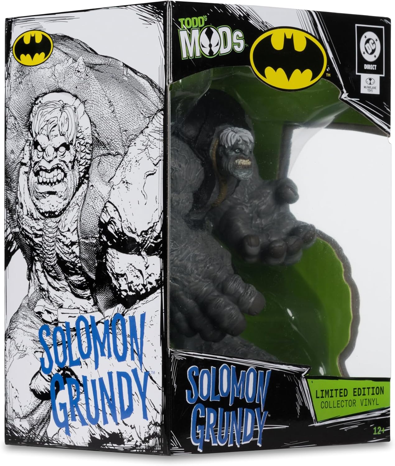 McFarlane DC Direct Solomon Grundy Limited Edition Collector Vinyl (Todd's Mods) 4.5in Scale Posed Figure Toys
