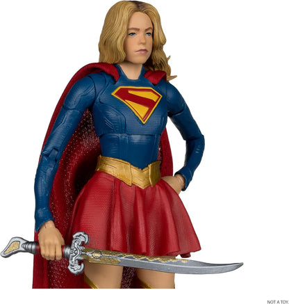 McFarlane DC Supergirl und Baby Krypto (Film Supergirl) 18 cm Actionfigur (Deluxe Theatrical Edition