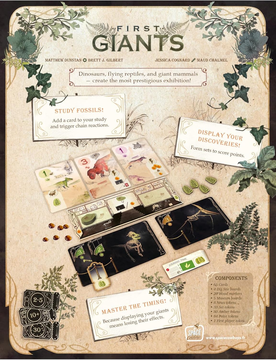 Asmodee | First Giants | Board Game | Ages 10+ | 2-5 Players | 30 Minutes Playing Time