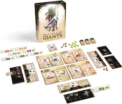 Asmodee | First Giants | Board Game | Ages 10+ | 2-5 Players | 30 Minutes Playing Time