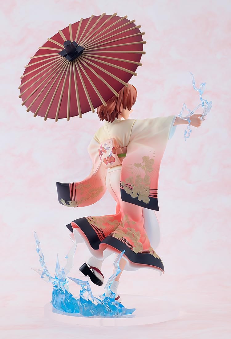 KADOKAWA KDcolle Toaru Kagaku no Railgun T Misaka Mikoto Furisode Ver.1/7 Scale Plastic Painted Finished Product