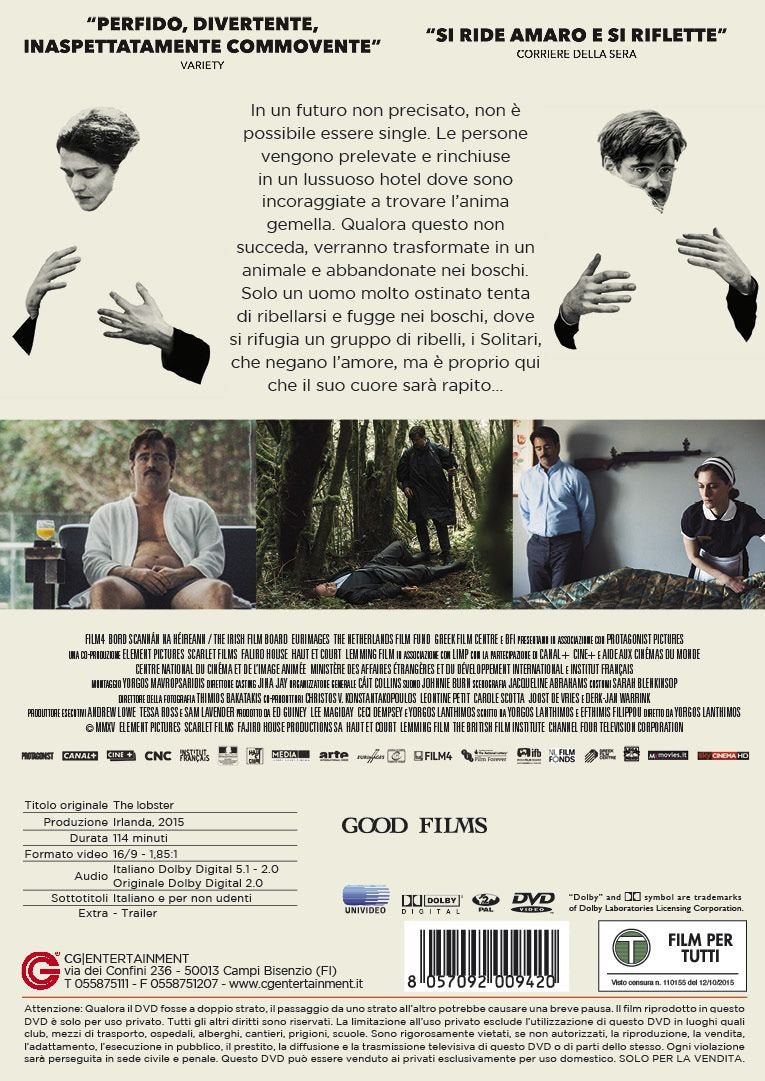 the lobster DVD Italian Import