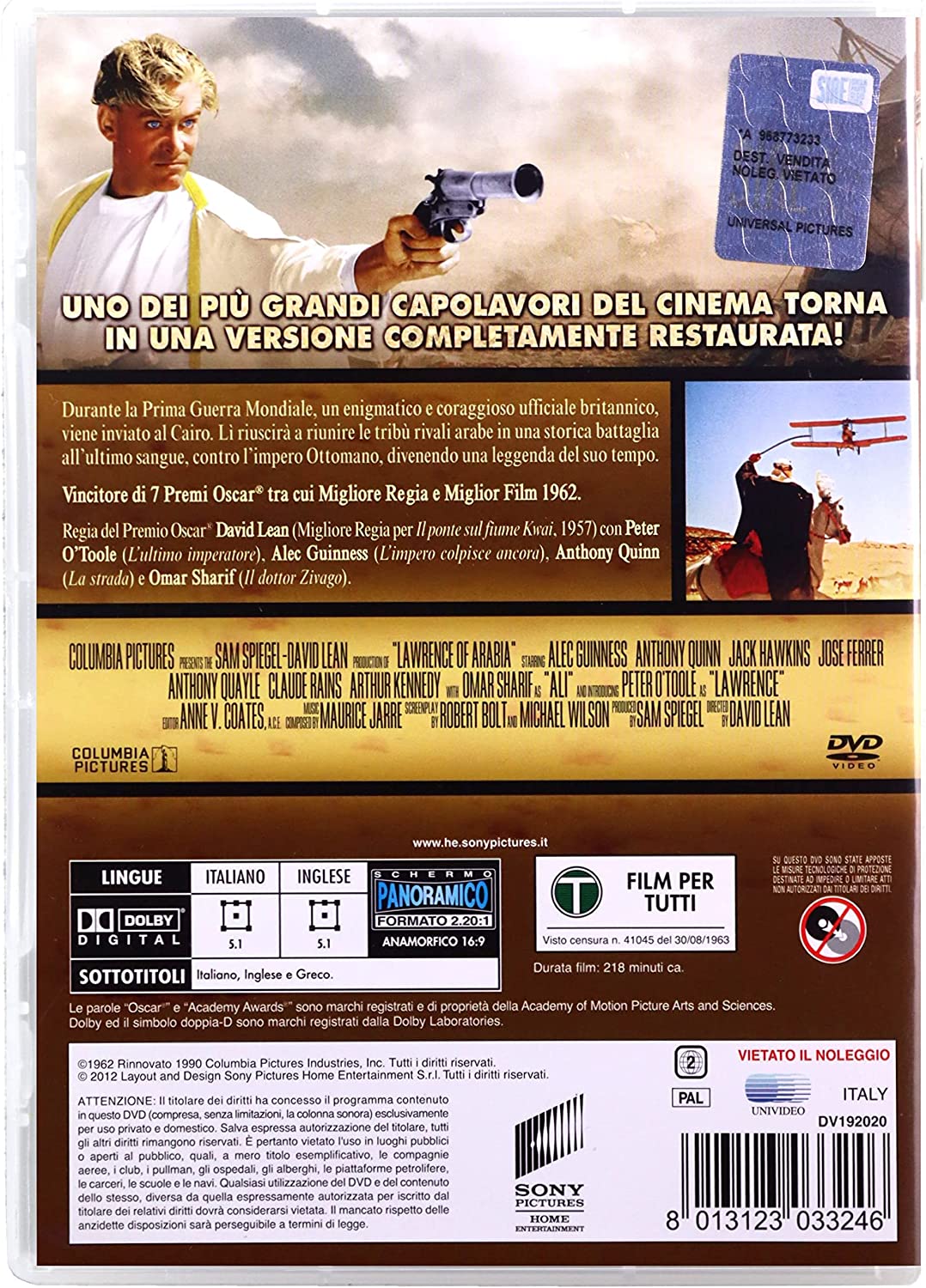 Lawrence D'arabia (Vers.Rest.)