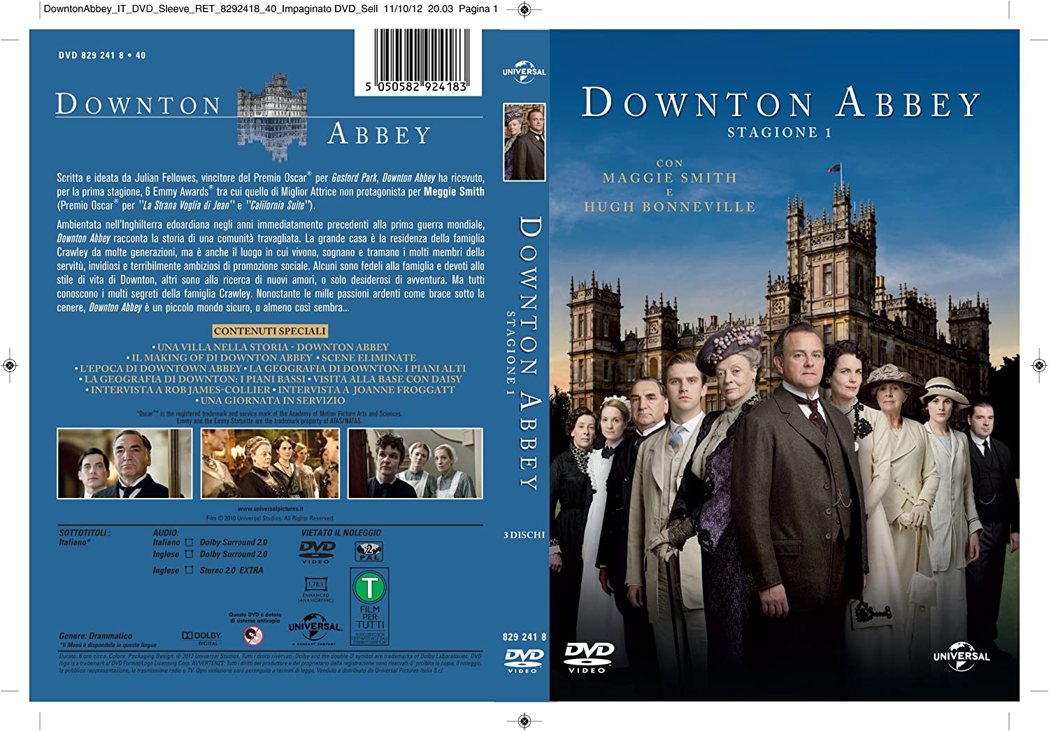 Downton Abbey Stg.1 (Box 3 DVD)