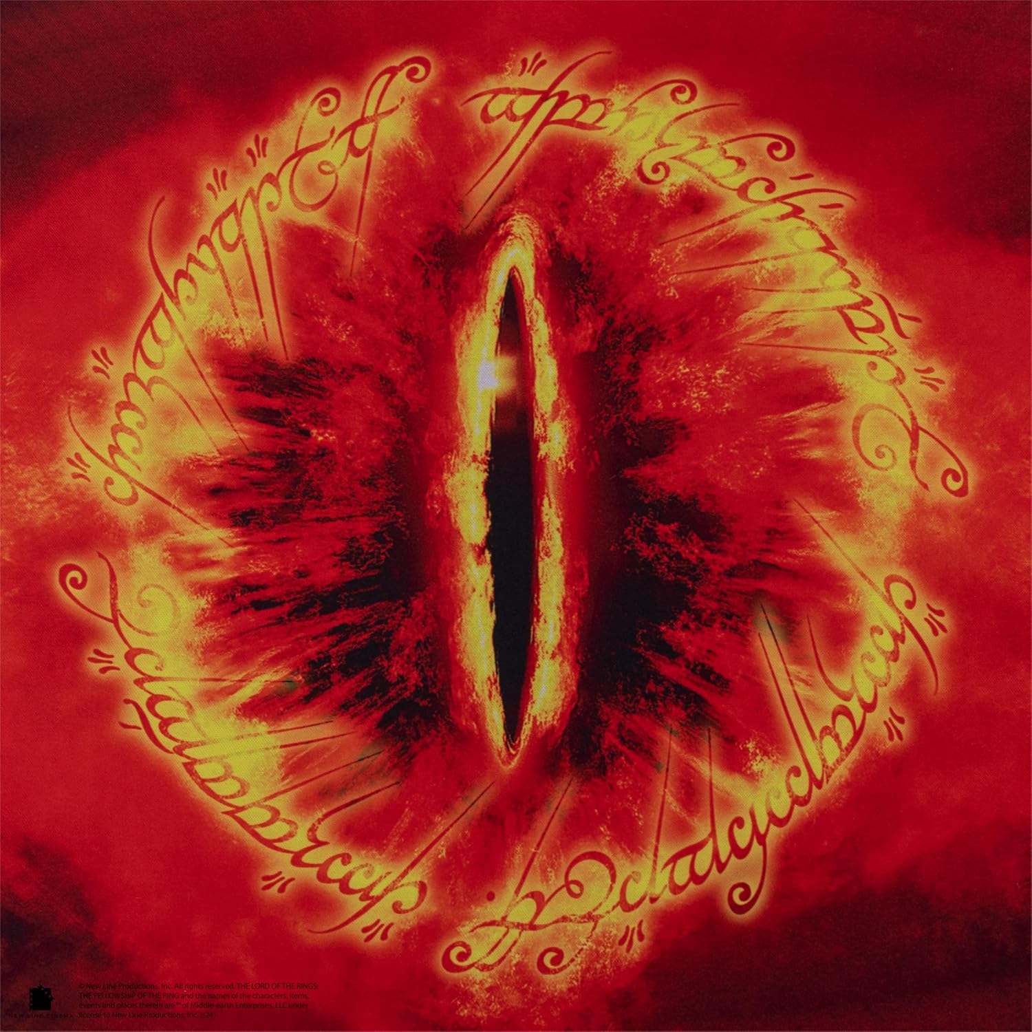 Cinereplicas Signore degli Anelli - Tappeto da ufficio L'Occhio di Sauron, 80 x 35 cm, licenza ufficiale