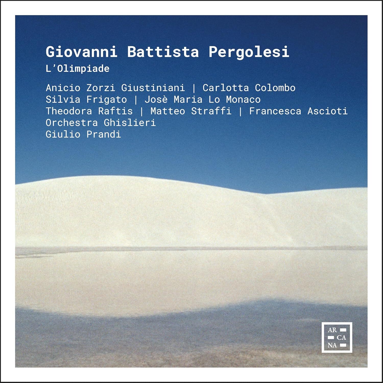 Giovanni Battista Pergolesi: L'olimpiade