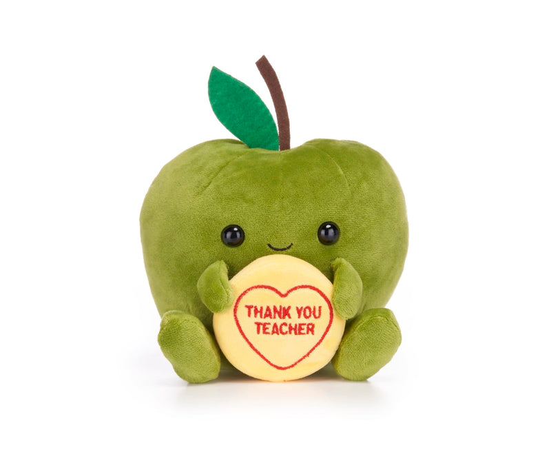 Swizzles Love Hearts 7" / 18cm Apple "Thank You Teacher" Soft Plush Toy