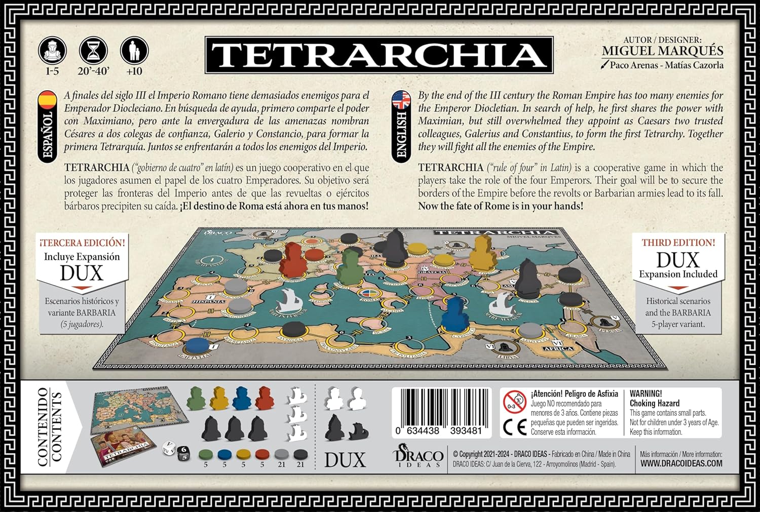 Tetrarchia Board Game