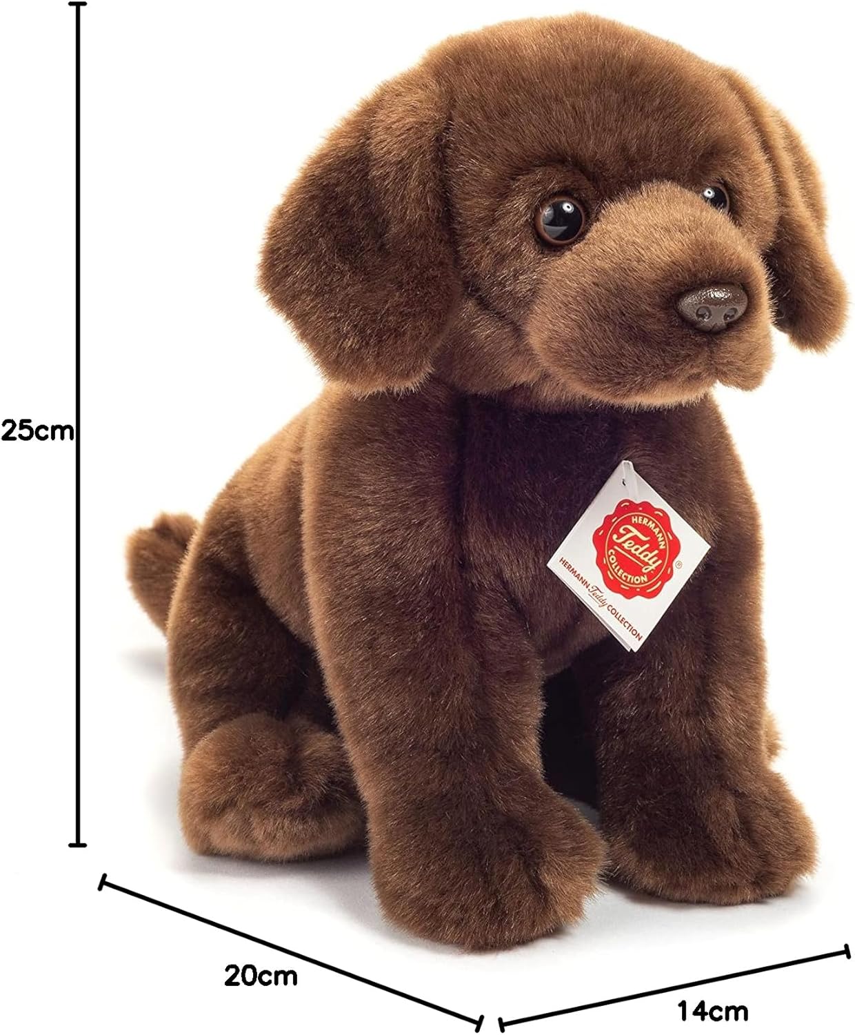 Hermann Teddy Labrador bruin 25 cm. 919582