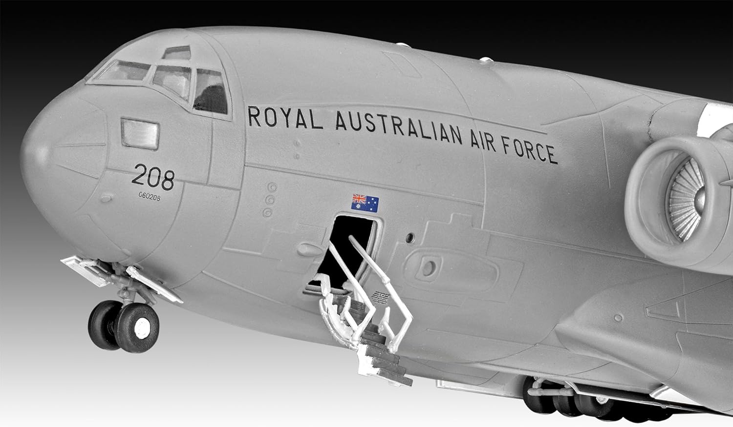 Revell 03747 Boeing C-17A Globemaster III 1:144 Scale - Unbuilt/Unpainted Plastic Model Kit